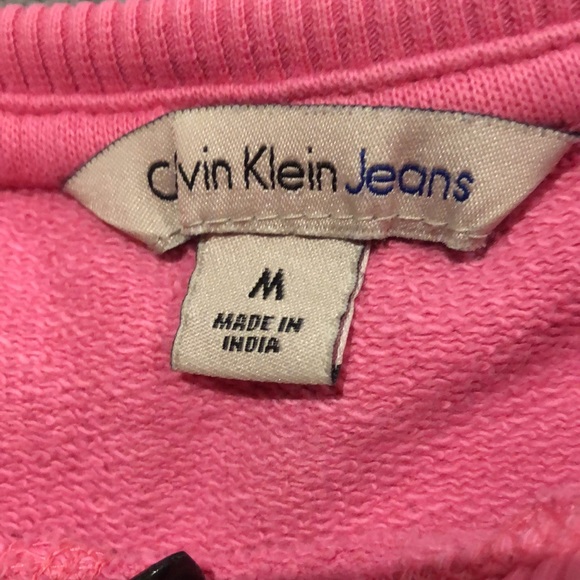 calvin klein pink crewneck - Picture 2 of 6
